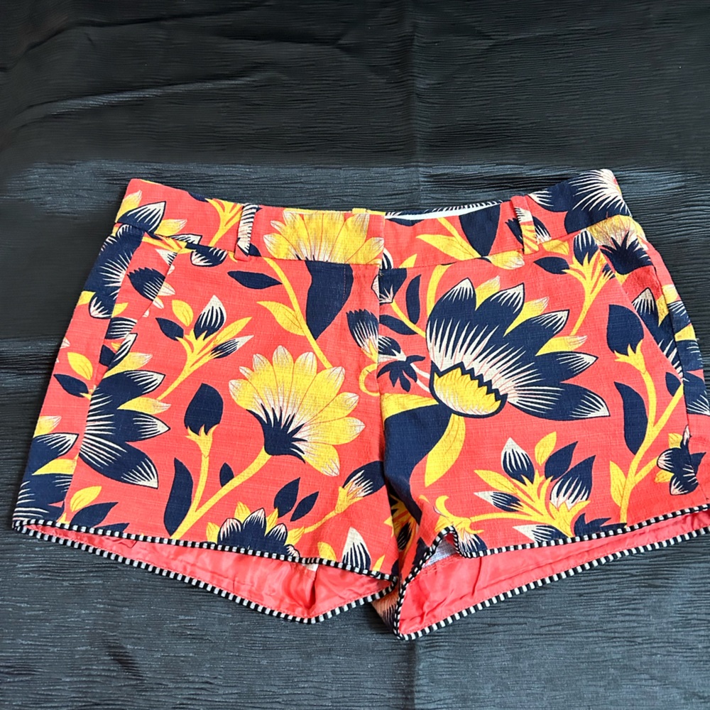 J crew floral shorts